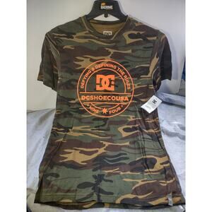 Dc Shoes Men's T-Shirt Camouflage Small New With Tags